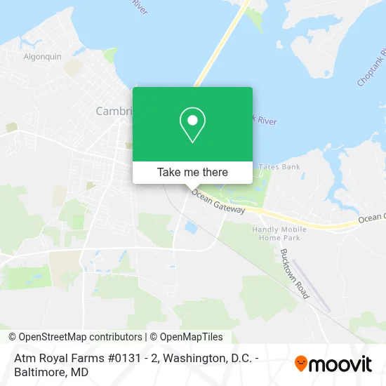 Atm Royal Farms #0131 - 2 map