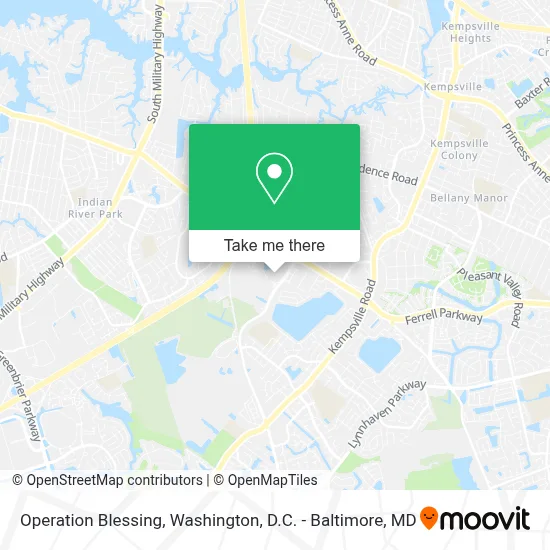 Operation Blessing map