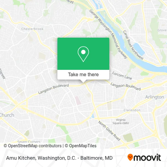 Amu Kitchen map