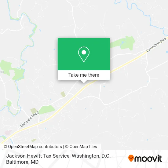 Jackson Hewitt Tax Service map