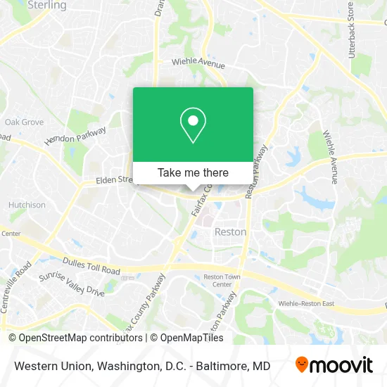 Western Union map