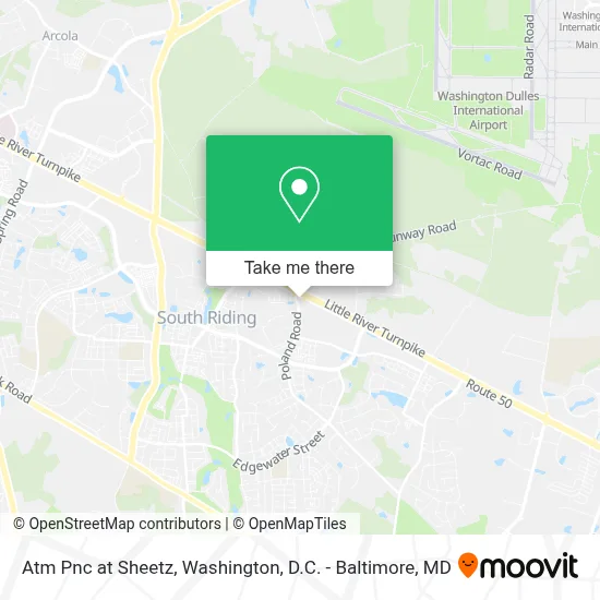 Atm Pnc at Sheetz map