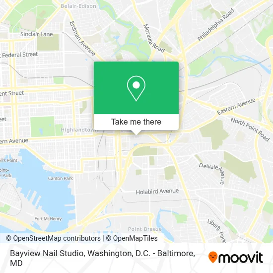 Bayview Nail Studio map