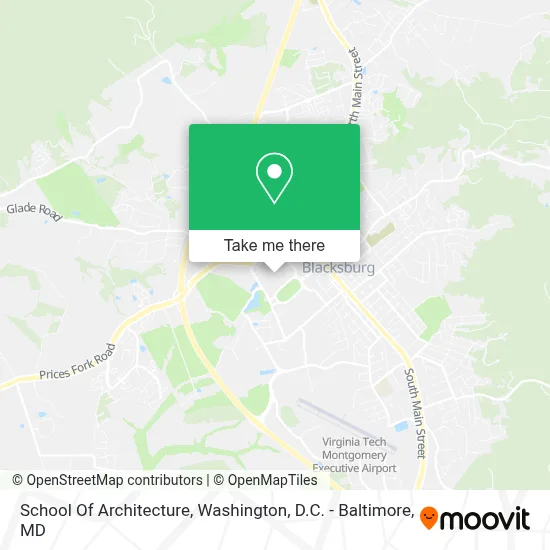 School Of Architecture map