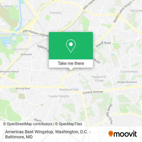 Americas Best Wingstop map