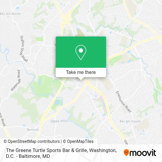 The Greene Turtle Sports Bar & Grille map