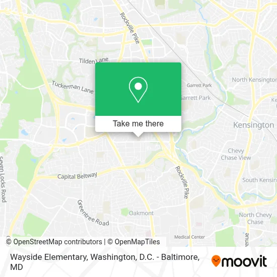 Wayside Elementary map