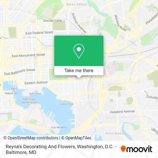 Reyna's Decorating And Flowers map