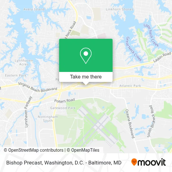 Bishop Precast map