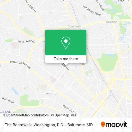 The Boardwalk map