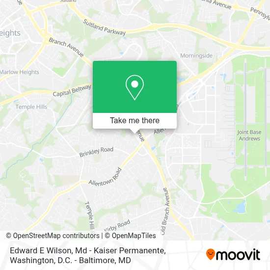 Edward E Wilson, Md - Kaiser Permanente map