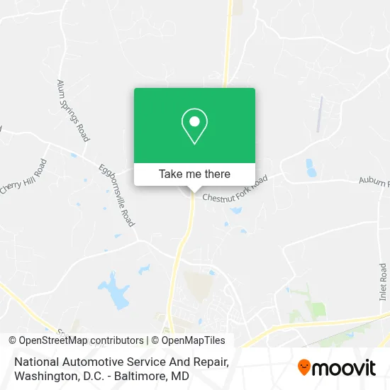 National Automotive Service And Repair map