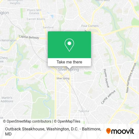 Outback Steakhouse map