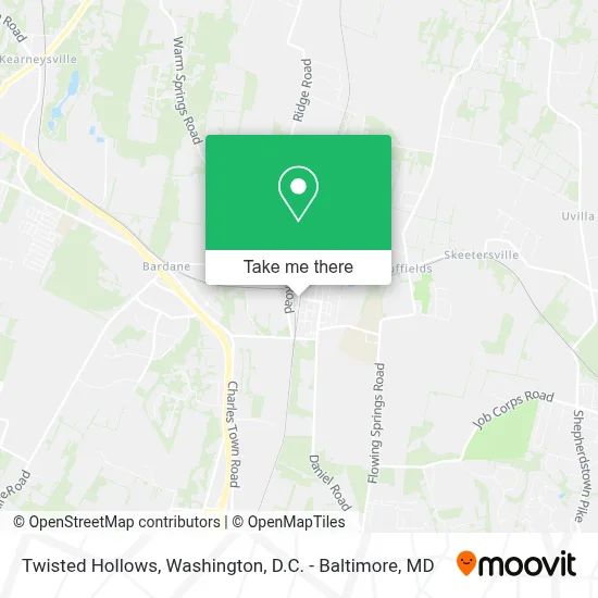 Twisted Hollows map