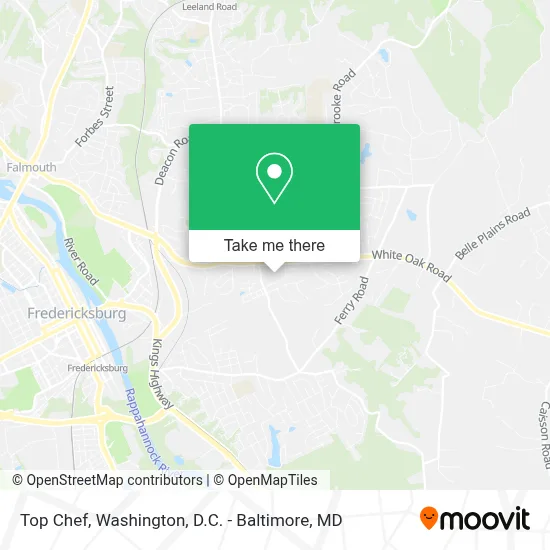 Top Chef map