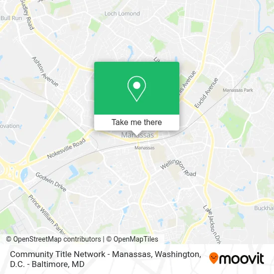 Community Title Network - Manassas map