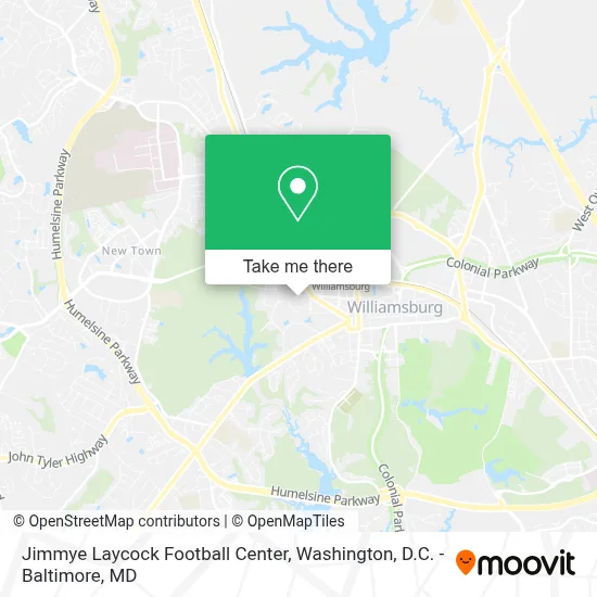 Jimmye Laycock Football Center map