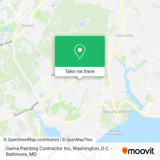 Gama Painting Contractor Inc map