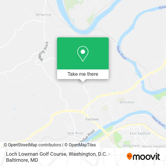 Loch Lowman Golf Course map