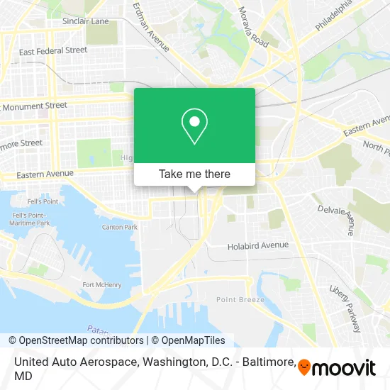 United Auto Aerospace map