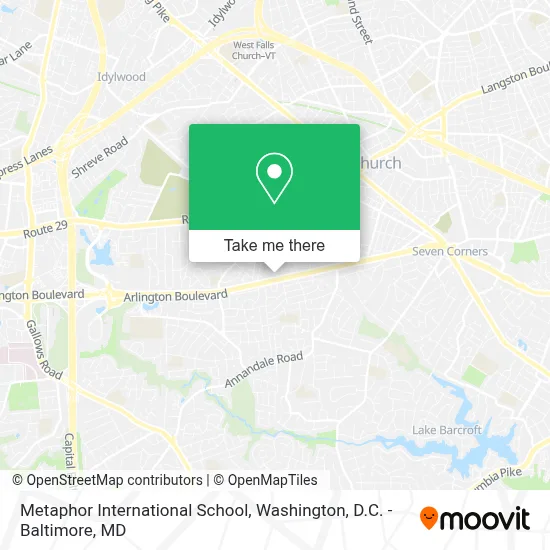 Metaphor International School map