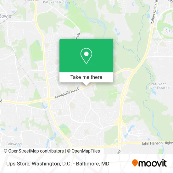 Ups Store map
