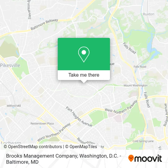 Brooks Management Company map