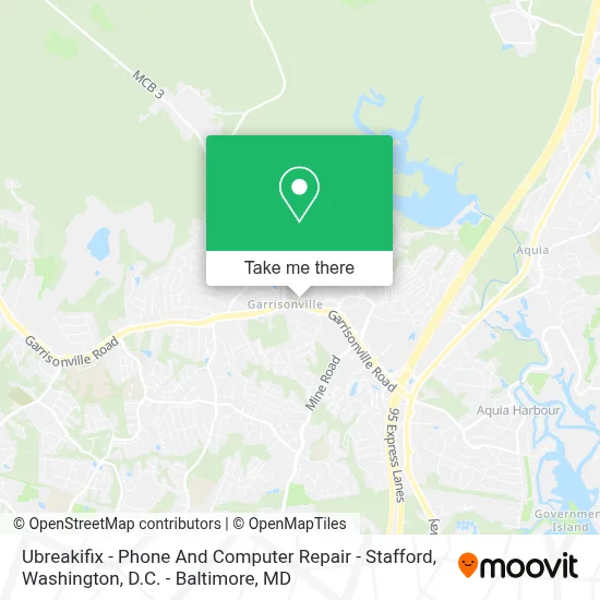 Ubreakifix - Phone And Computer Repair - Stafford map