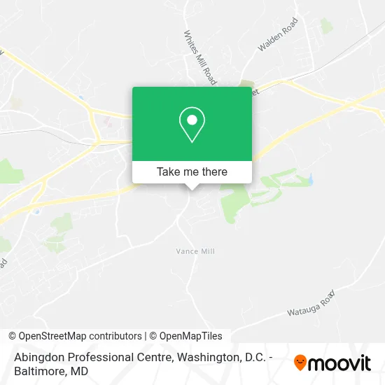 Abingdon Professional Centre map