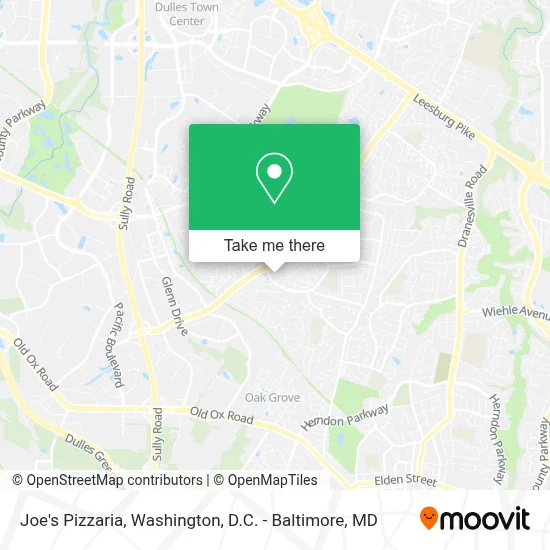 Joe's Pizzaria map
