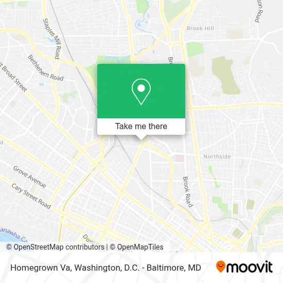 Homegrown Va map