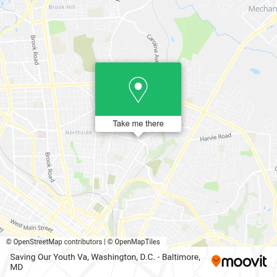 Saving Our Youth Va map