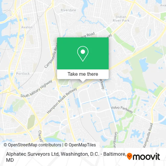 Alphatec Surveyors Ltd map