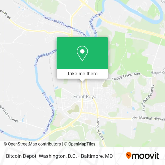 Bitcoin Depot map