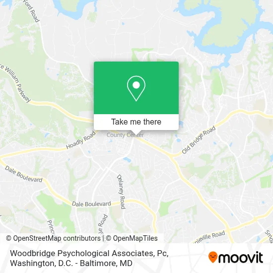 Woodbridge Psychological Associates, Pc map