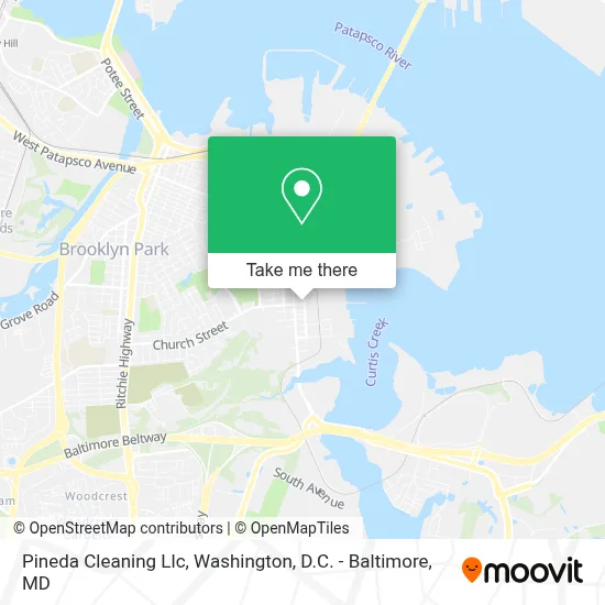 Pineda Cleaning Llc map
