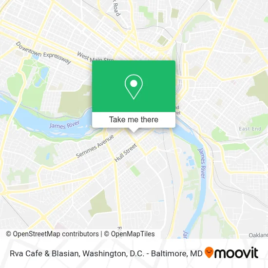 Rva Cafe & Blasian map