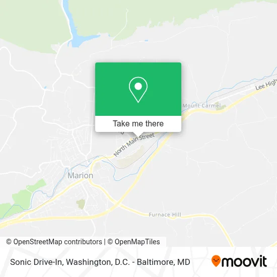 Sonic Drive-In map