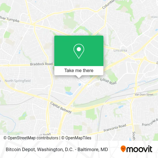 Bitcoin Depot map