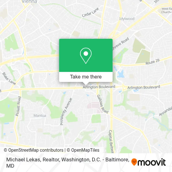 Michael Lekas, Realtor map