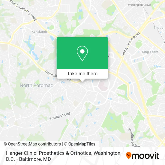Hanger Clinic: Prosthetics & Orthotics map