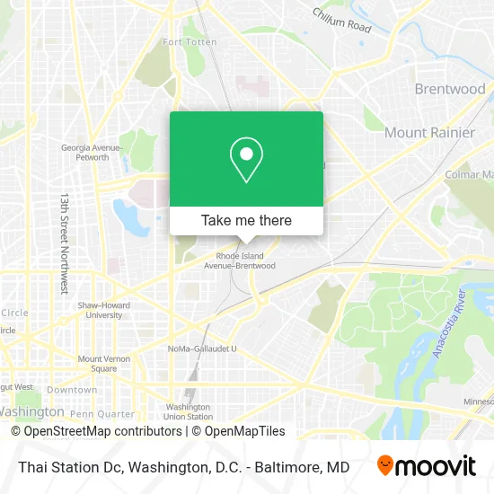 Thai Station Dc map
