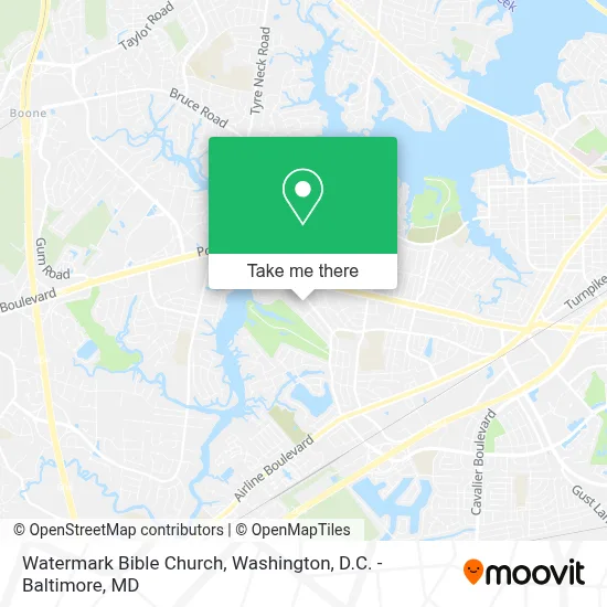 Watermark Bible Church map