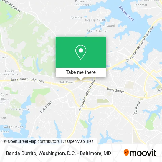 Banda Burrito map