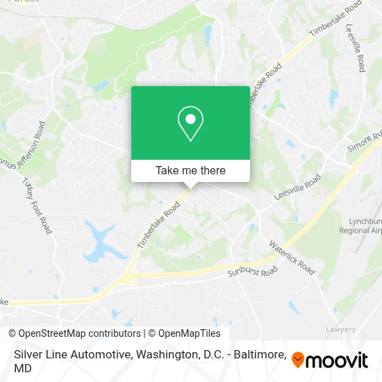 Silver Line Automotive map
