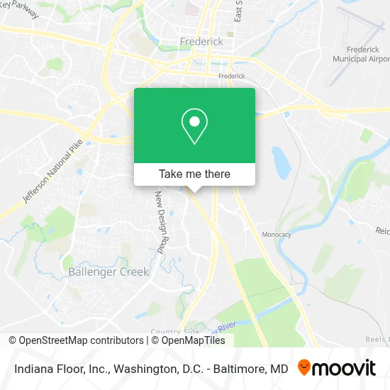 Indiana Floor, Inc. map