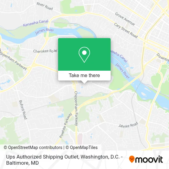 Ups Authorized Shipping Outlet map