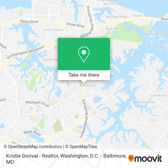 Kristie Dorival - Realtor map
