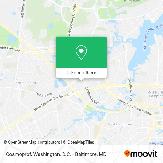 Cosmoprof map
