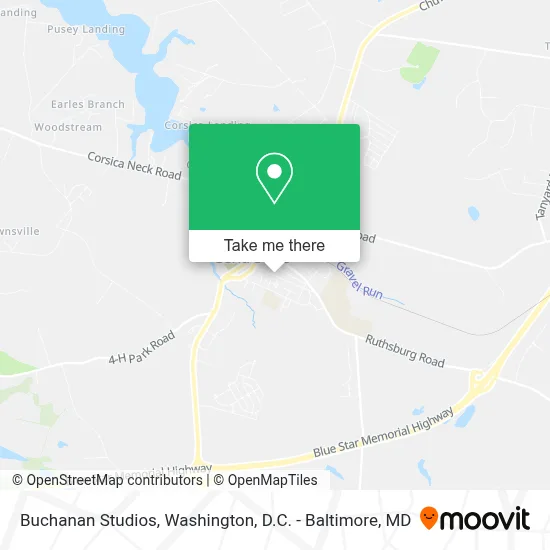Buchanan Studios map
